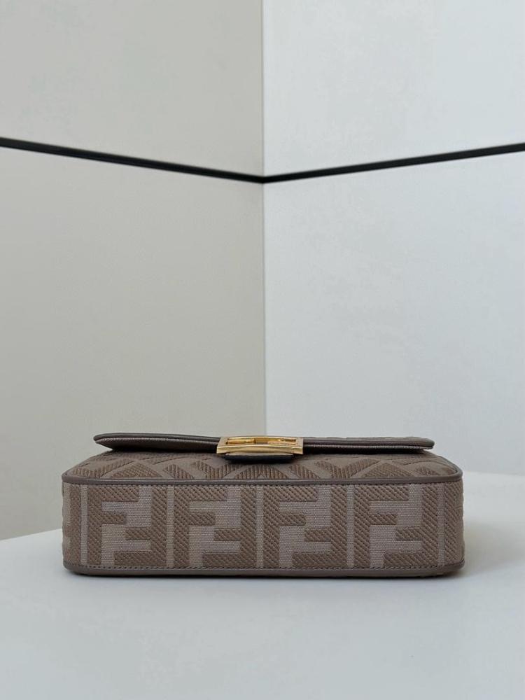 Fendi Baguette FF Brown