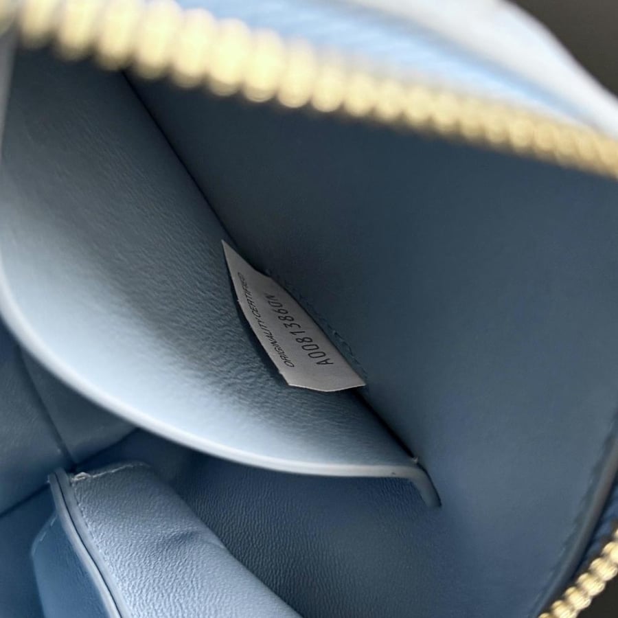 Concert Pouch in Intrecciato Leather