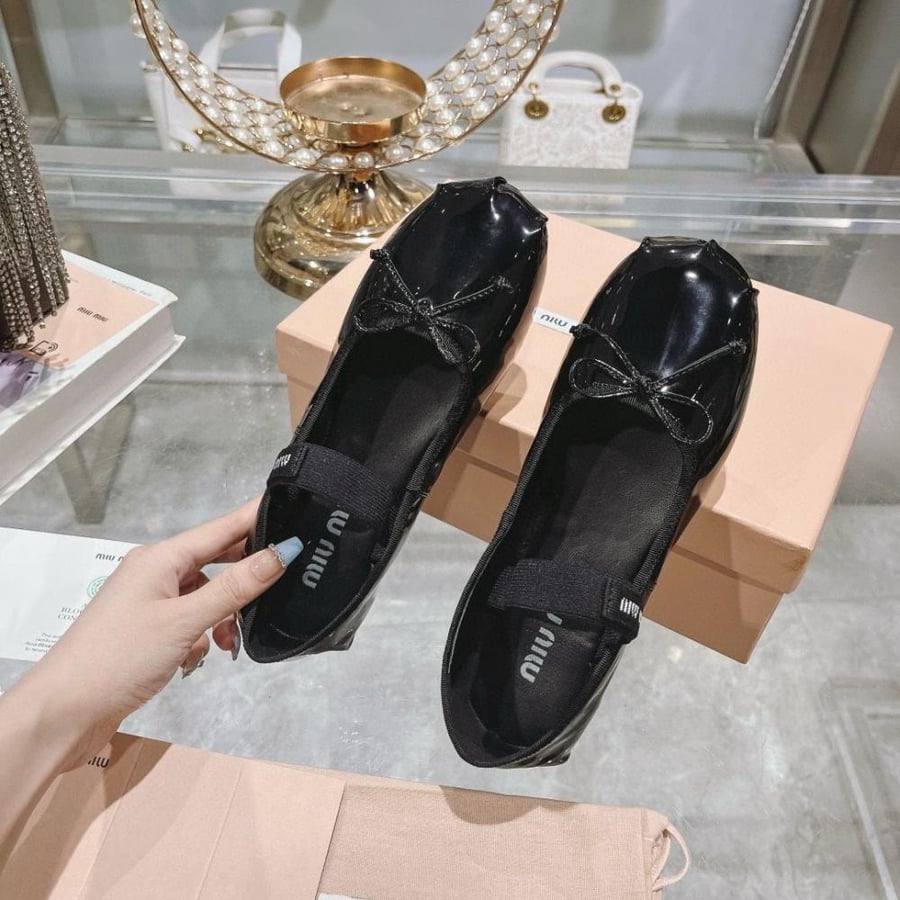 Ballet flats miumiu