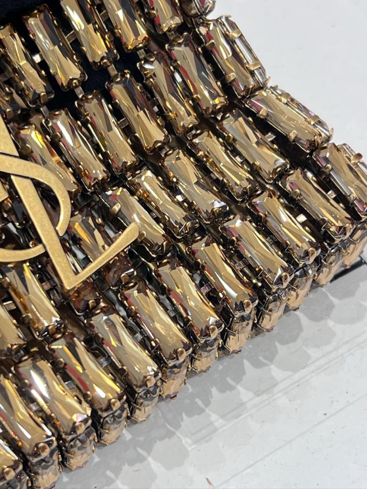 MICRO EVENING BAG IN CRYSTALS MIRROR
