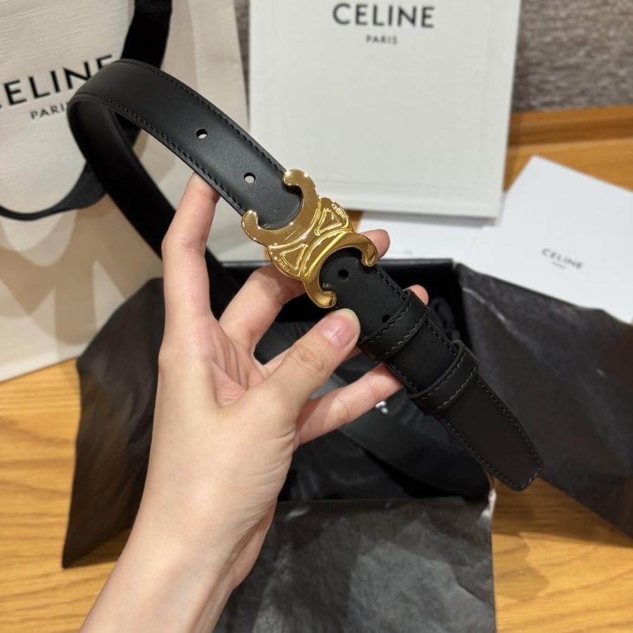 Gold Celine Belt