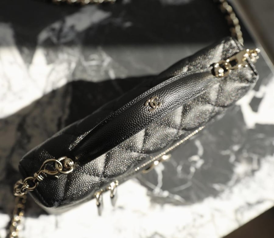 Chanel Vanity with Chain caviar leather