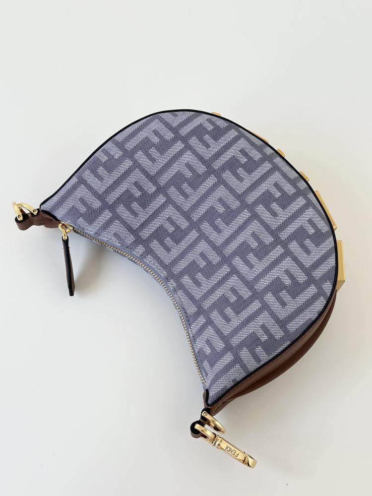 Fendigraphy mini bag blue