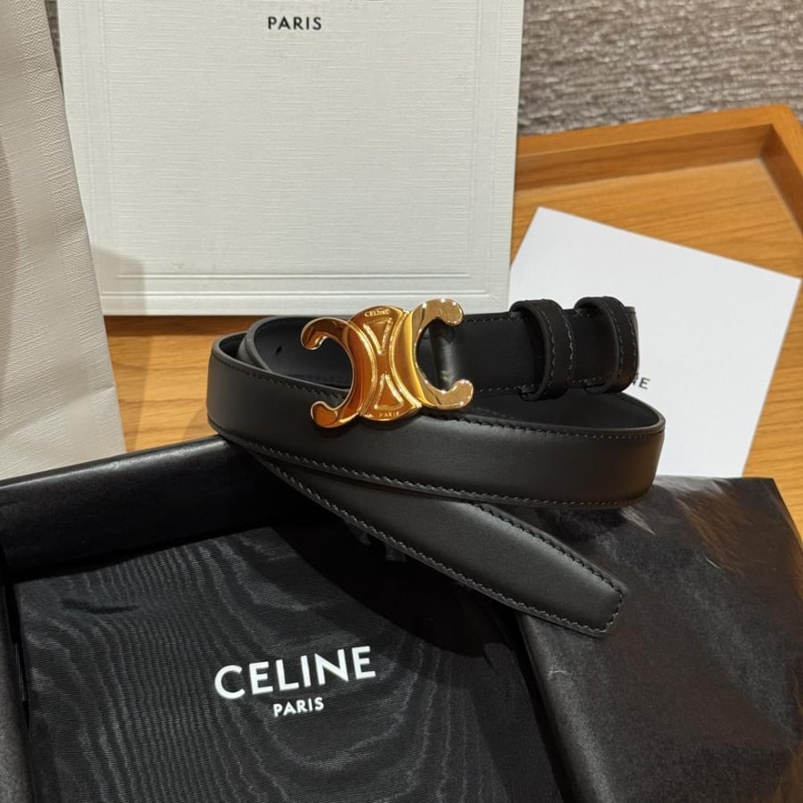 Gold Celine Belt