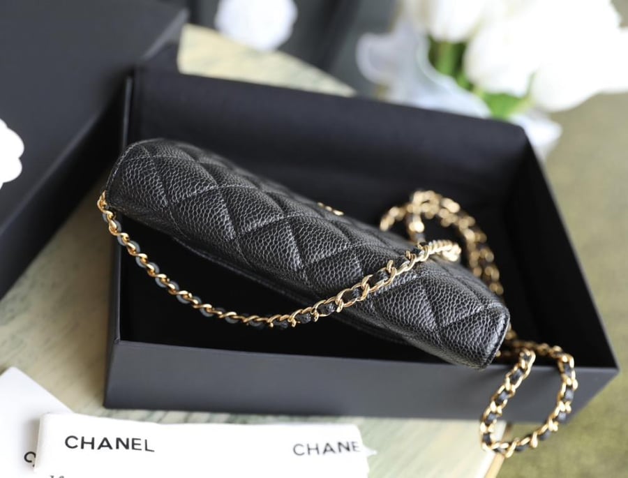 Chanel WOC Caviar Leather