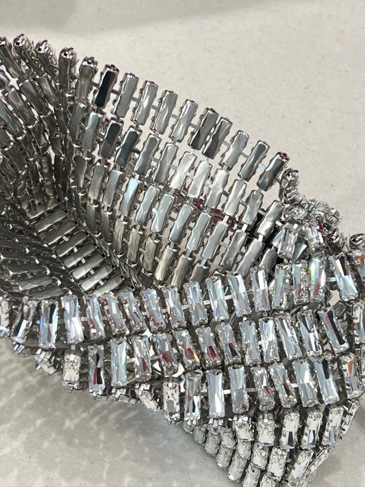 EVENING BAG IN CRYSTALS MIRROR