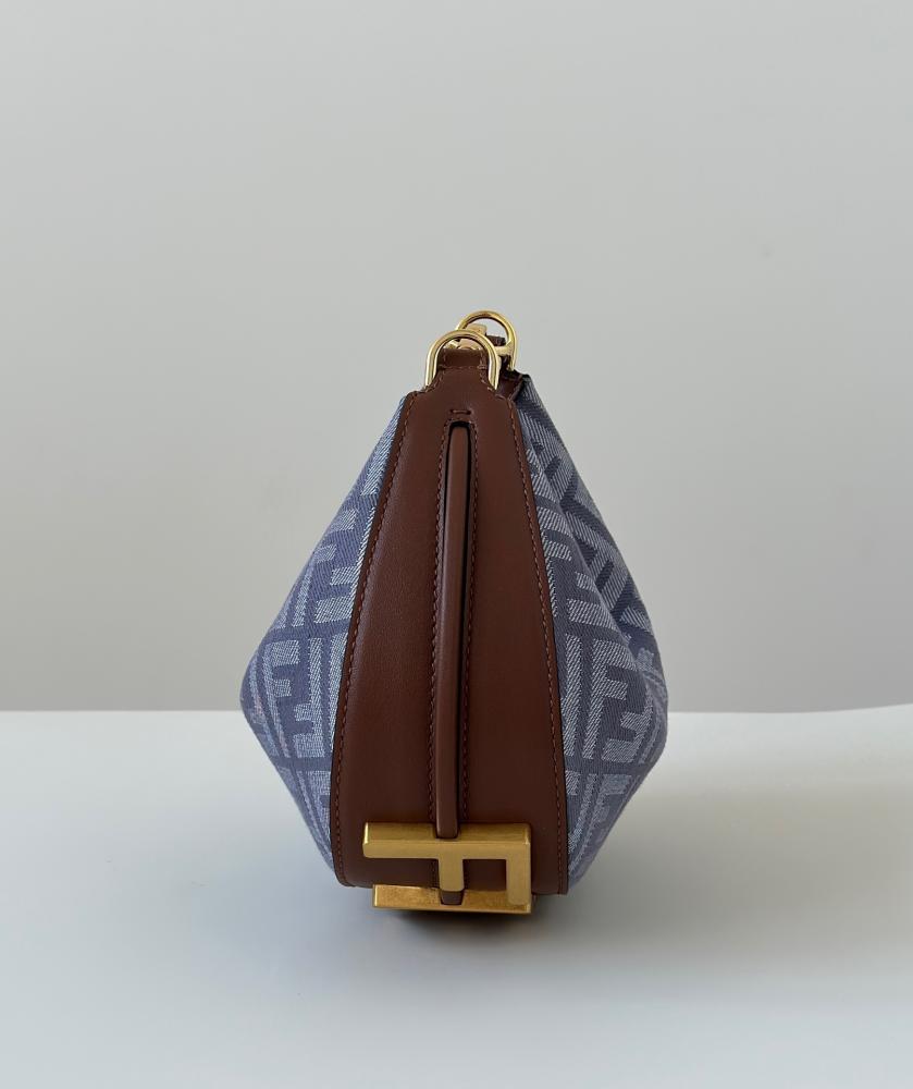 Fendigraphy mini bag blue