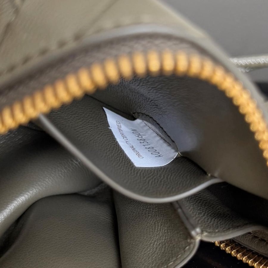 Concert Pouch in Intrecciato Leather