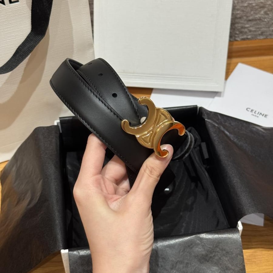 Gold Celine Belt