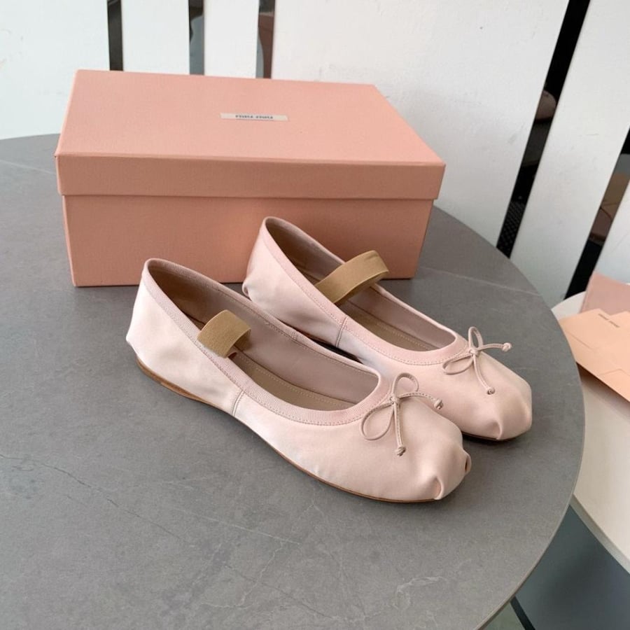 Ballet flats miumiu