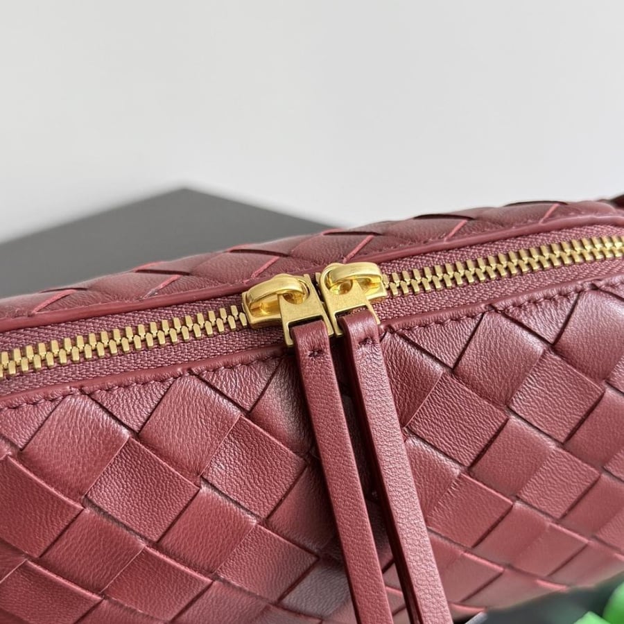 Concert Pouch in Intrecciato Leather