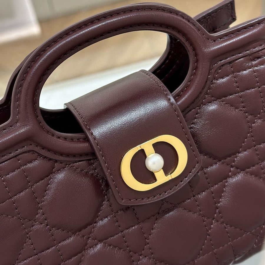 Dior Jolie Top Handle Burgundy