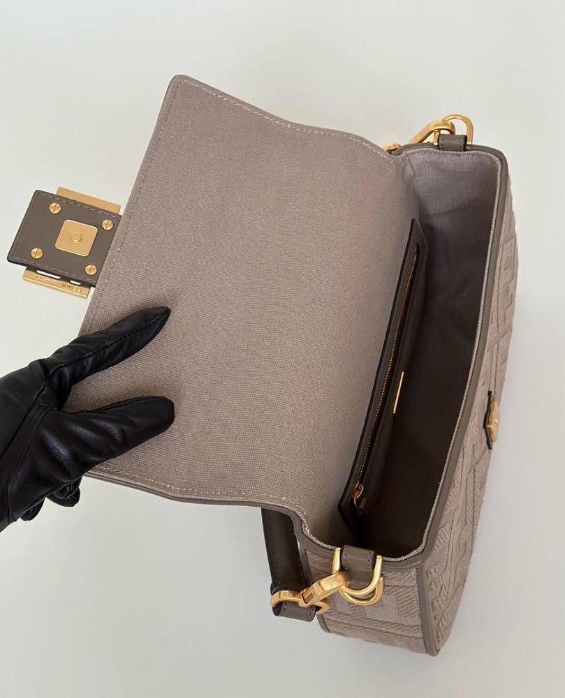 Fendi Baguette FF Brown