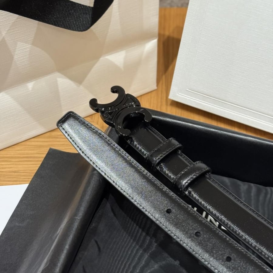 Black Celine belt