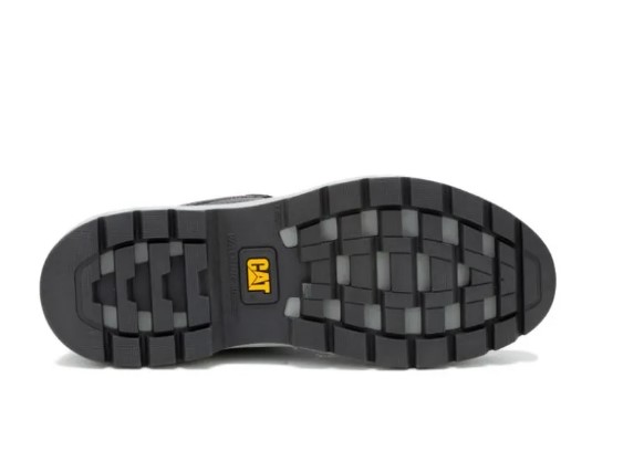 جزمة كاتربيلر  - Zapatenis Cat Hombre Colorado Sneaker Lo Gris