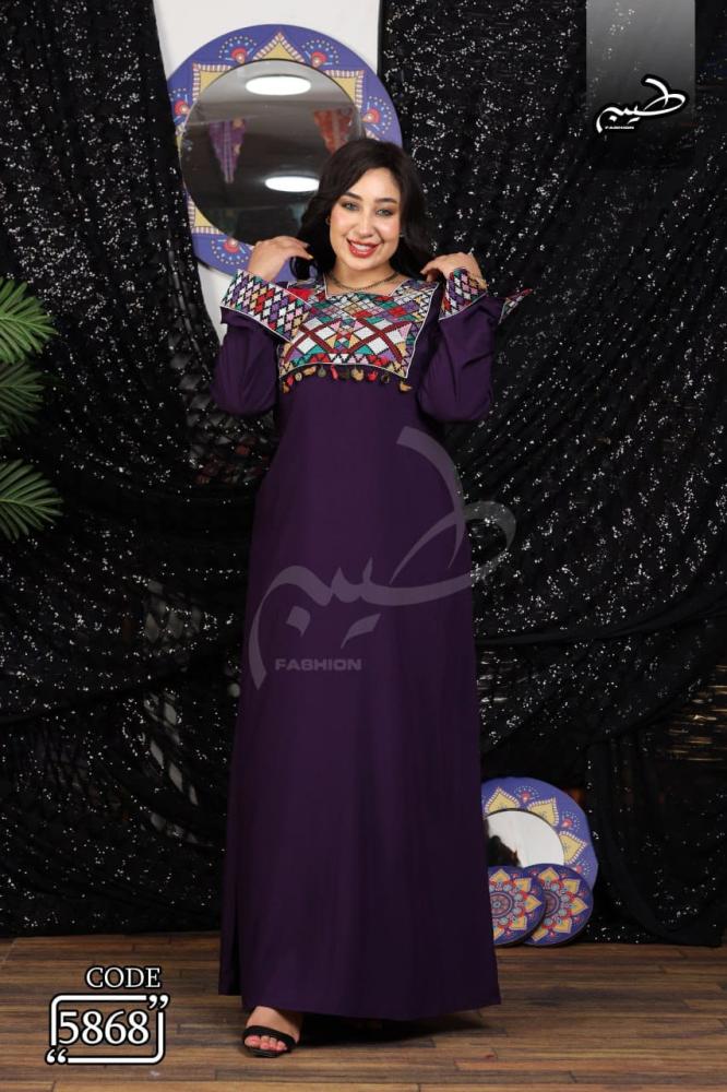 جلابية استقبال حريمي قطنية