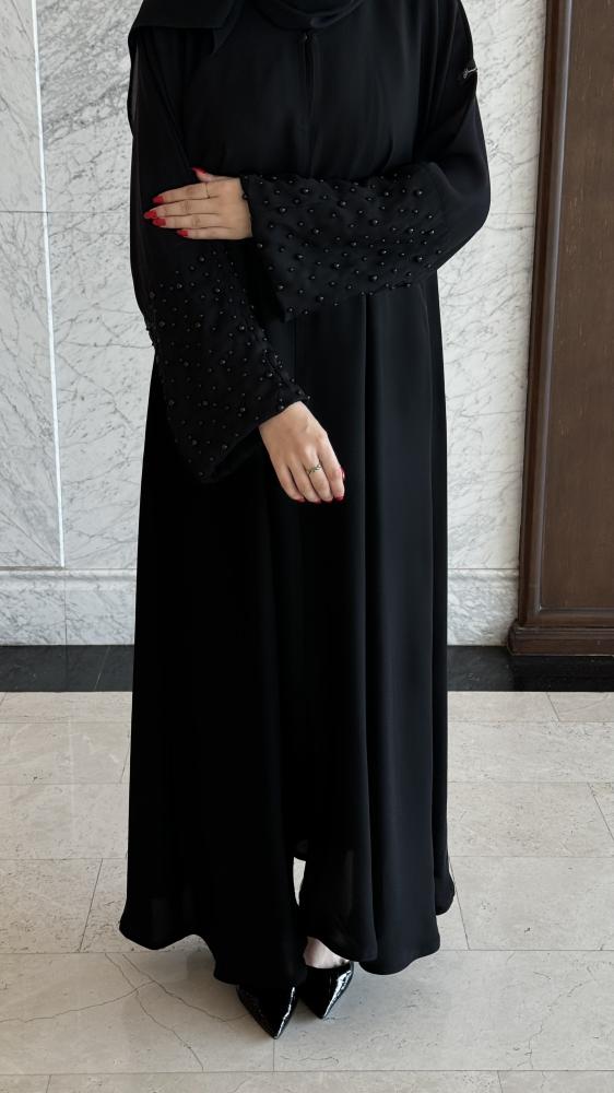 عباية لولوة أسود