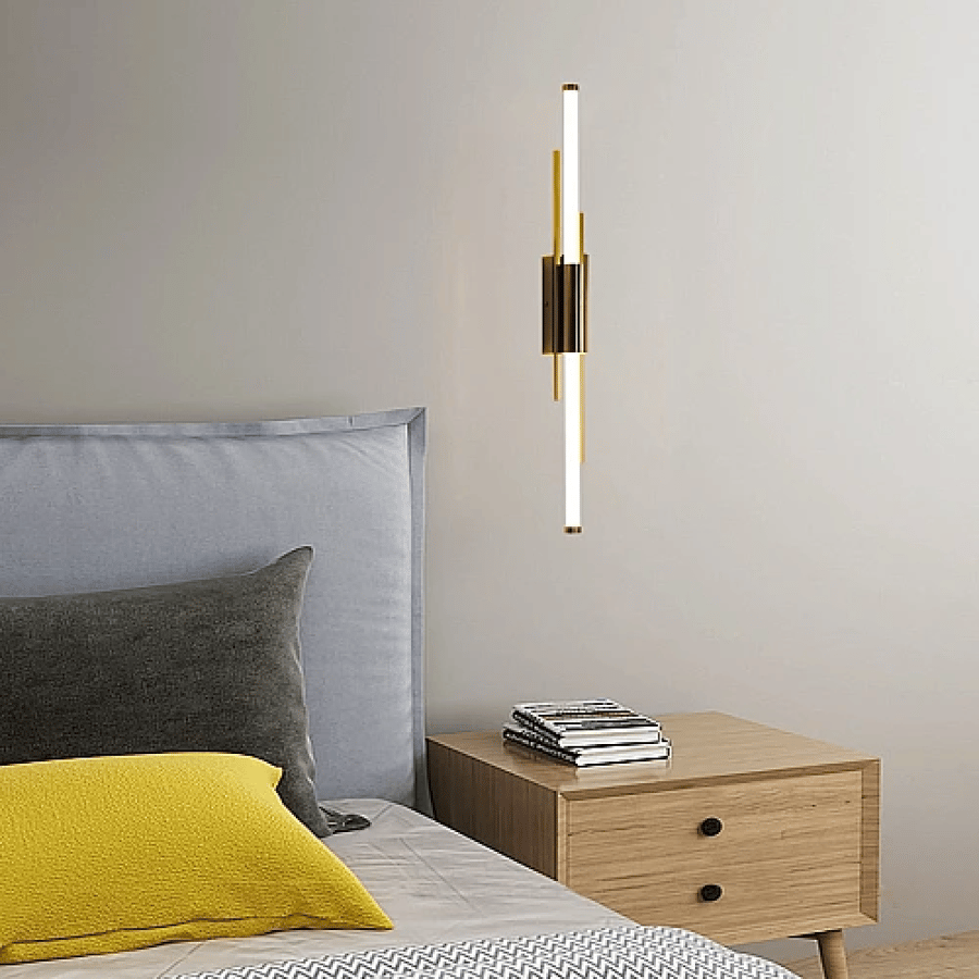 أبليك مودرن زيتي+أصفر LED 12W
