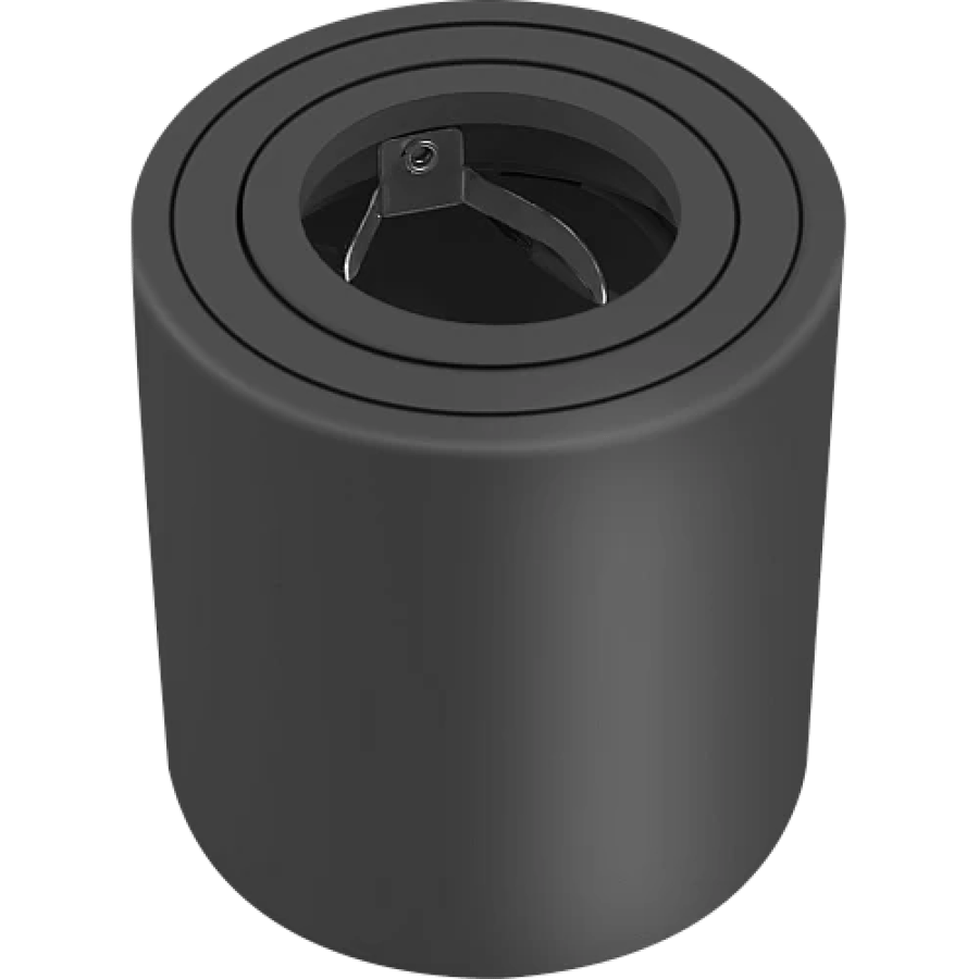جرم سلندر اسود اسطواني اطارمتحرك GU10/Q80*85MM