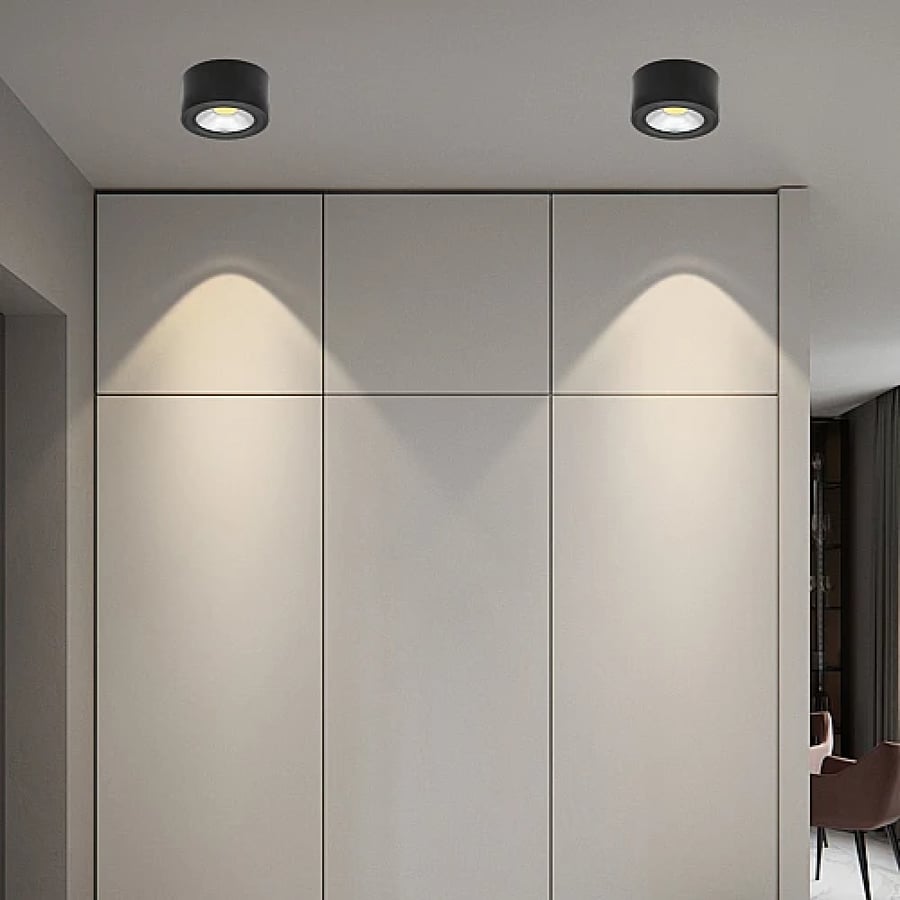 سلندر توفل LED اسود+اصفرCOB