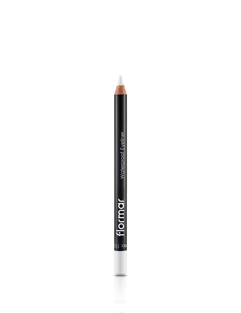 Flormar waterproof eyeliner pencil Pure White 113