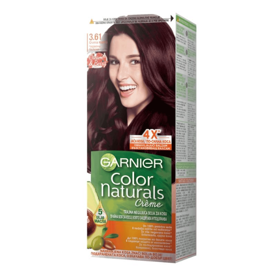 Garnier Color Naturals hair dye - Attractive Tooty Red 3.61