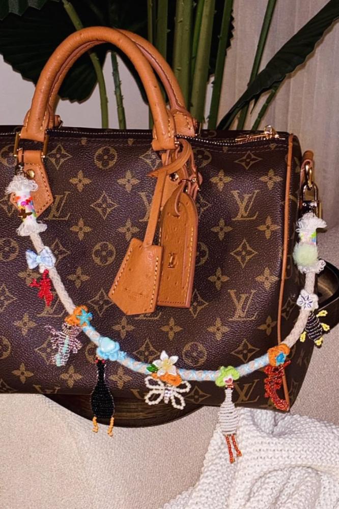 Handmade Beaded Bag Strap
