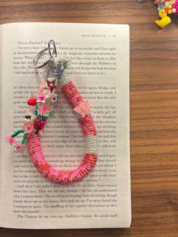 Handmade Beaded Key/Bag Charm
