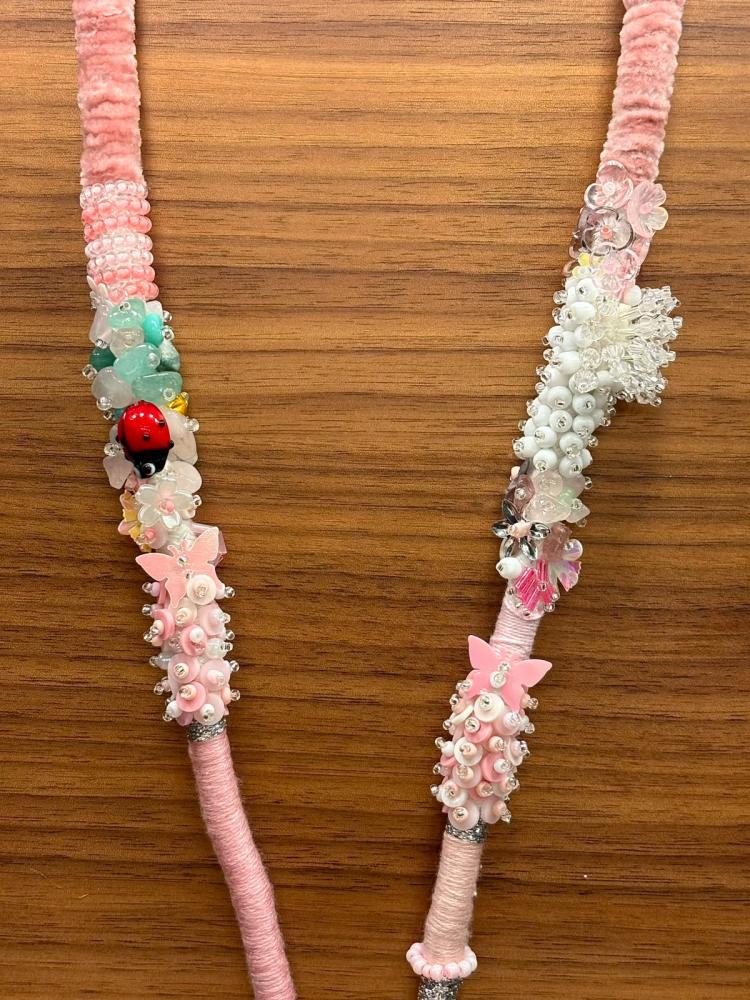 Handmade Beaded Card Holder