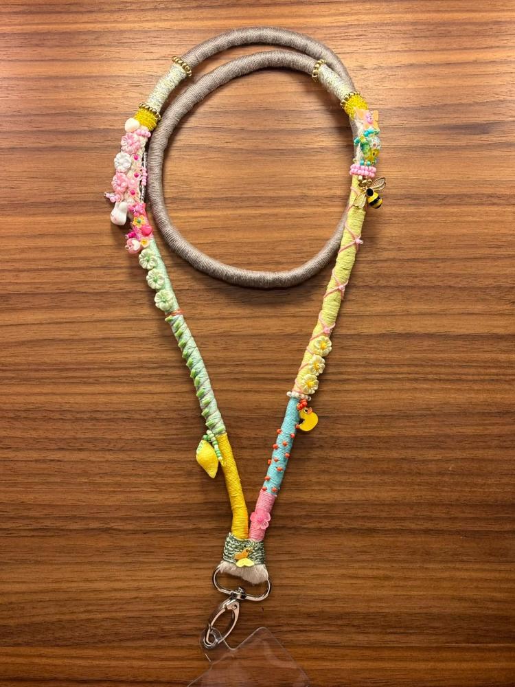 Handmade Beaded Card Holder