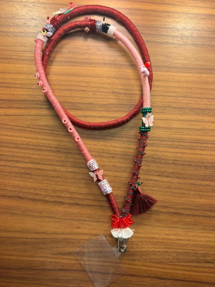 Handmade Beaded Card Holder
