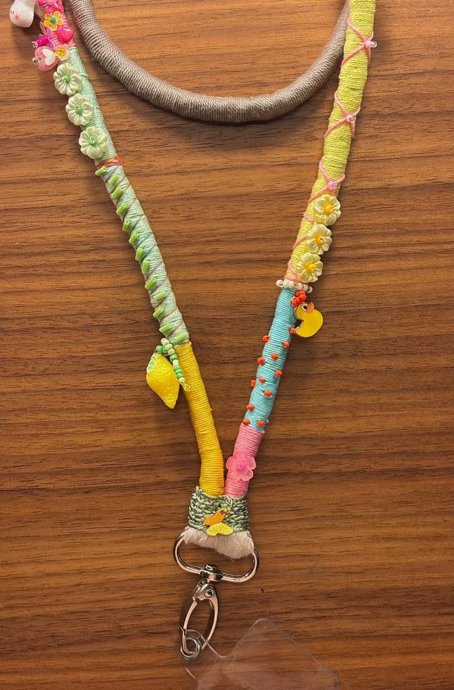 Handmade Beaded Card Holder
