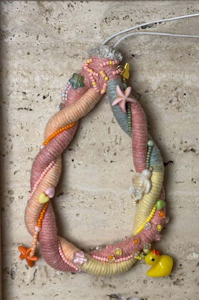 Handmade Beaded Phone Chain