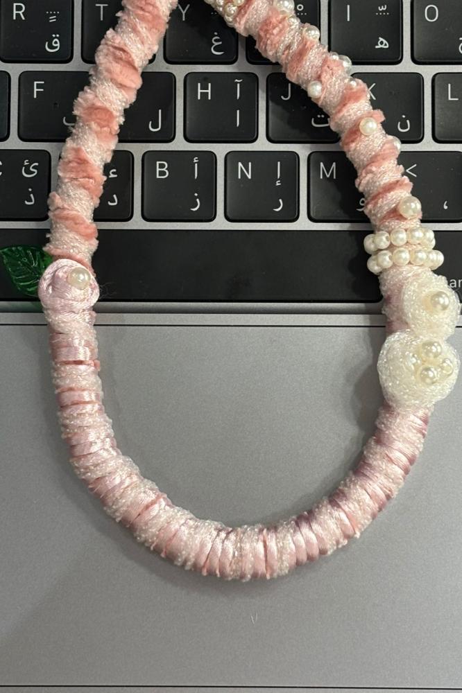 Handmade Beaded Phone Chain