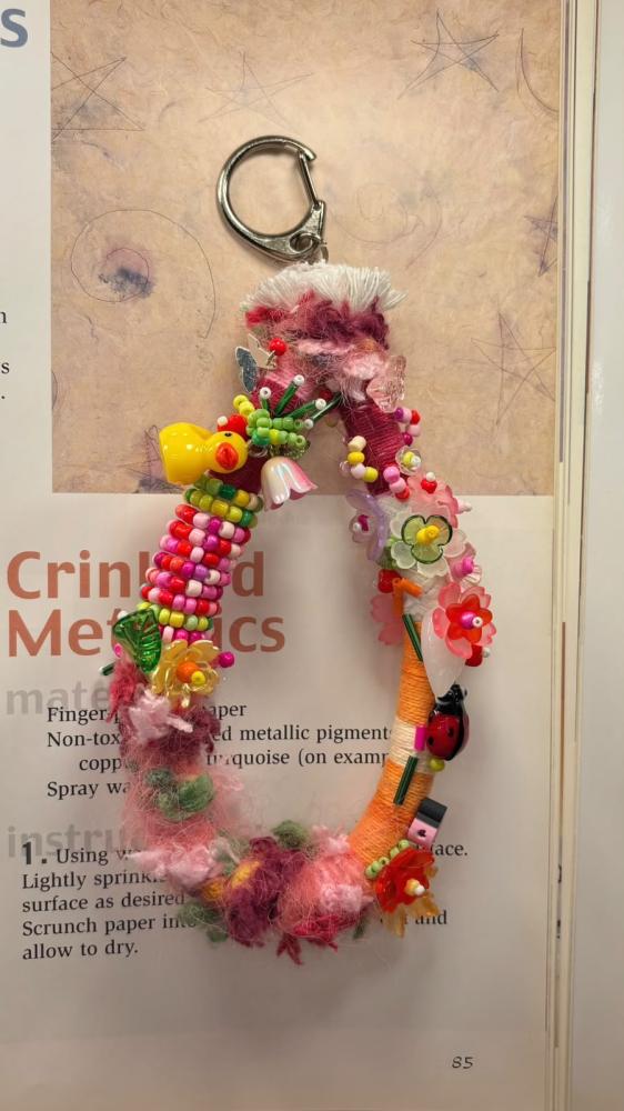 Handmade Beaded Key/Bag Charm