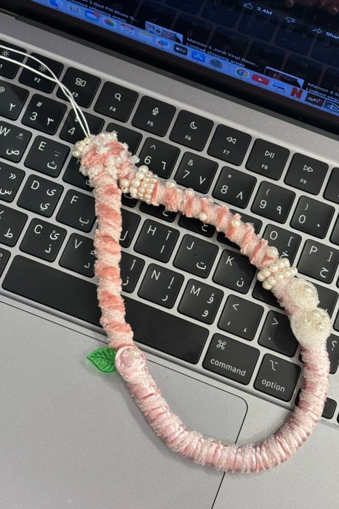 Handmade Beaded Phone Chain