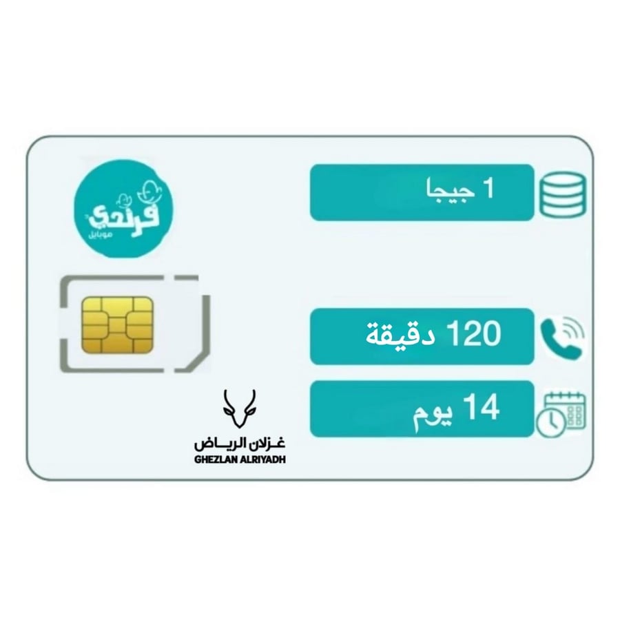 شريحة فريندي 1 جيجا | اسبوعين