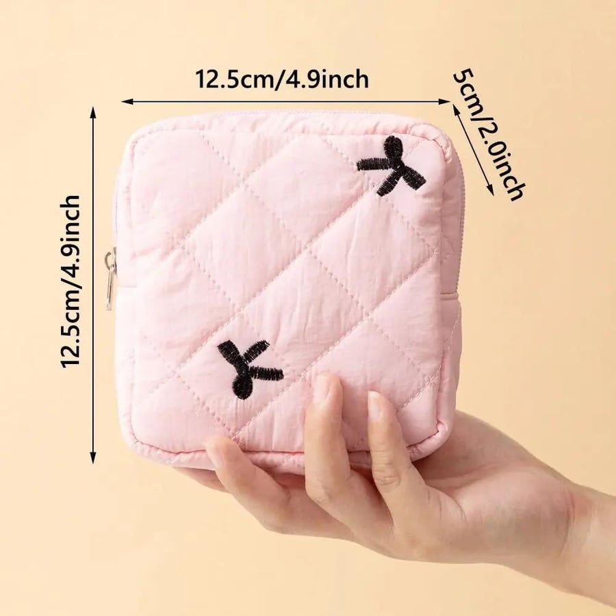 حقيبة ماكياج Coquette قطن