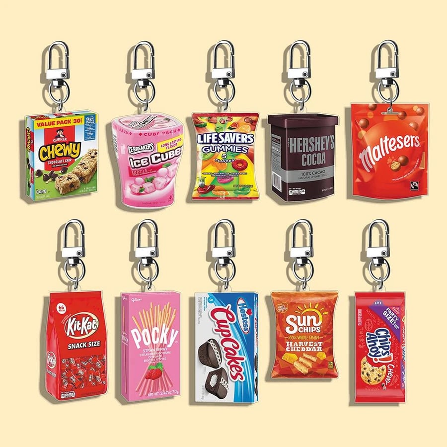 ميداليه SnacksKeychain لطيفه