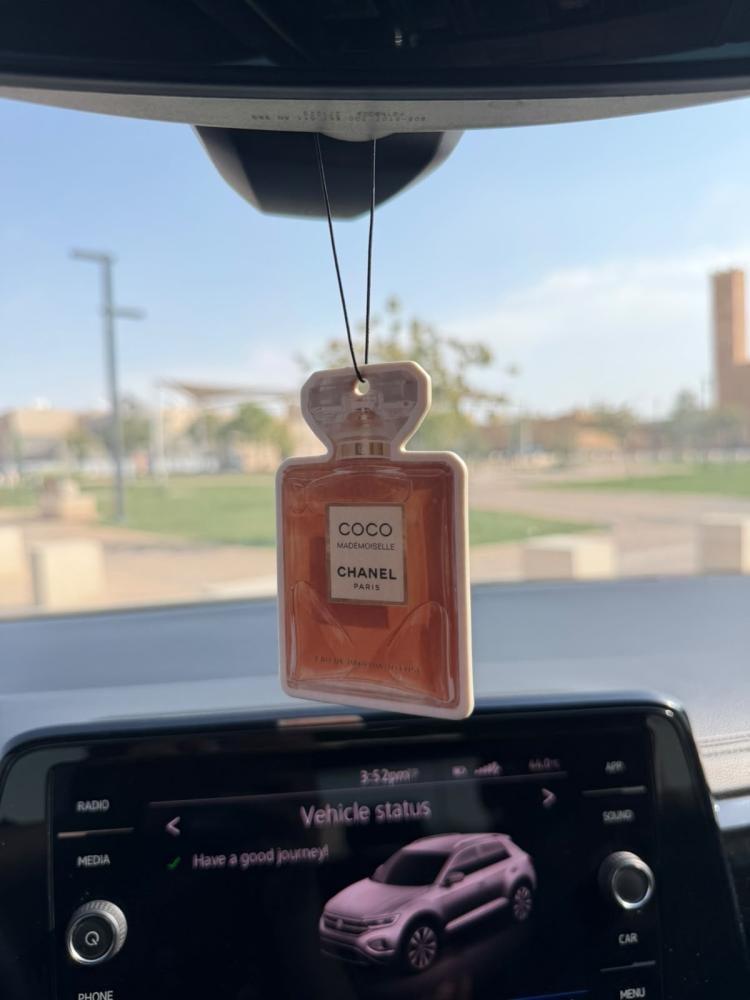 معطر للسيارة COCO CHANEL - عطر سيارة فاخر، زجاجي شفاف