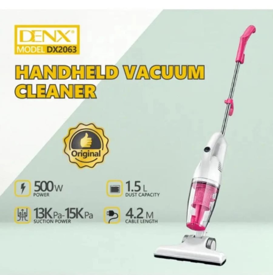 Electric vacuum cleaner for home and car from Denex