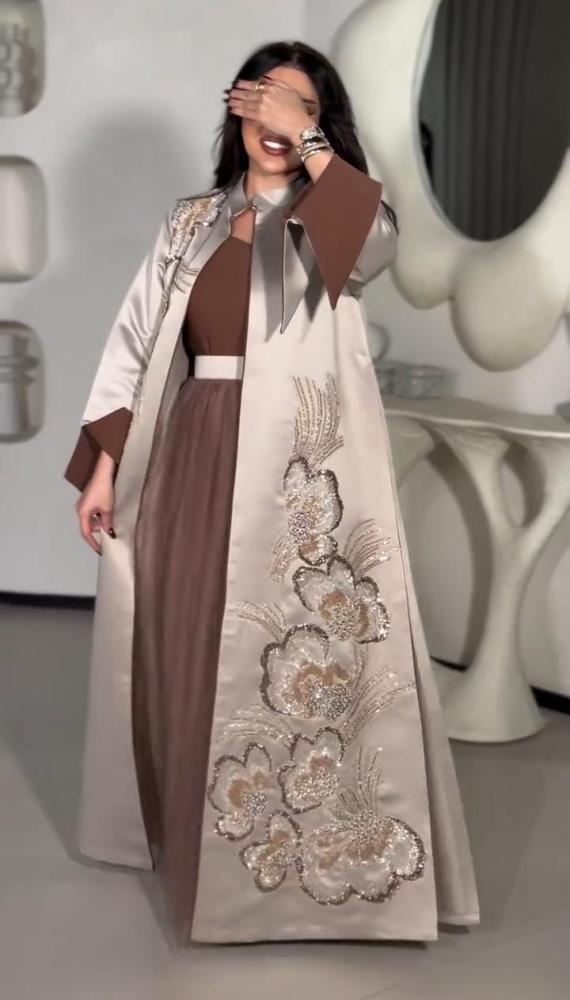 Elegant and luxurious abaya