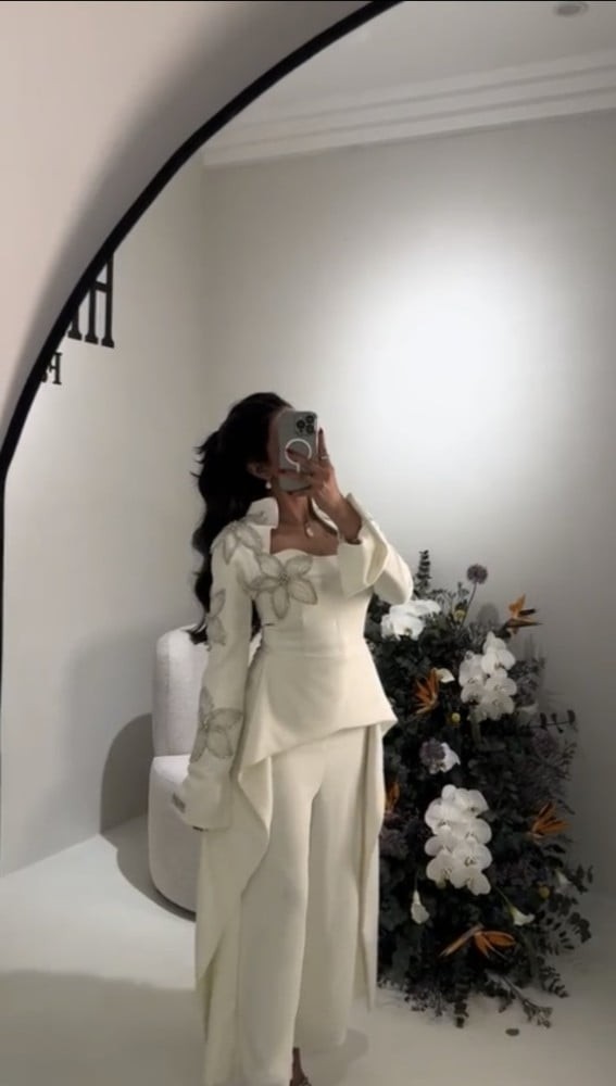 White jumpsuit