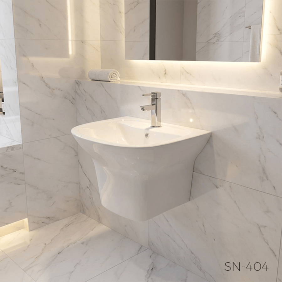 مغسلة معلق أبيض SN-404