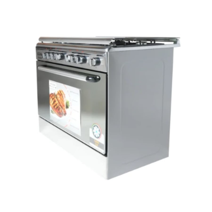 فرن بيسك 60*90 غاز 5 عيون امان كامل موديل  R9060- BO