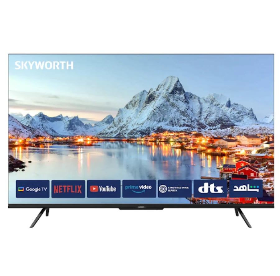 شاشة سكاي وورث سمارت 75 بوصة 4K اندرويد GOOGLE TV موديل 75SUE9350