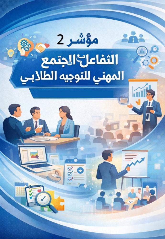 تقرير المؤشر2 التفاعل مع المجتمع المهني  توجيه طلابي