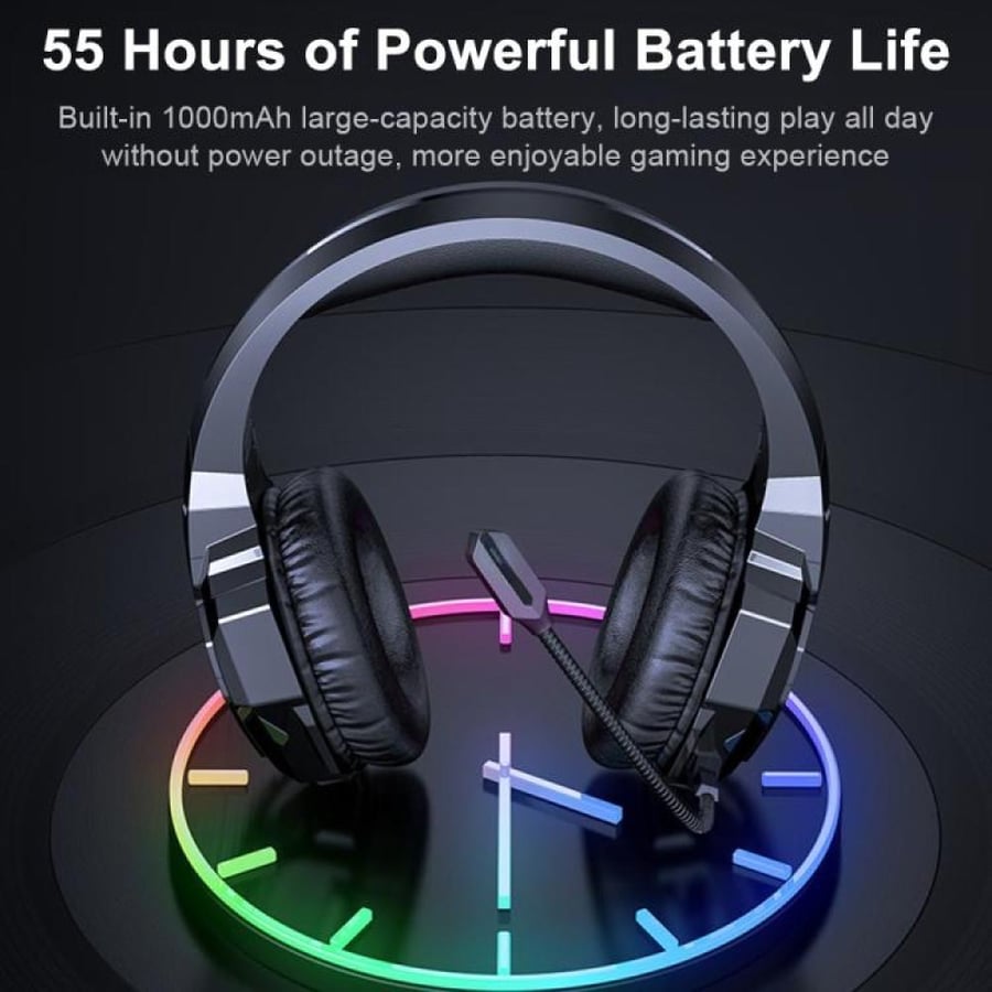 Wired gaming headset ONIKUMA B15 three modes, Bluetooth, 2.4 GHz (black)