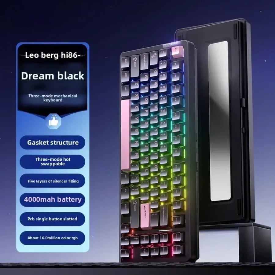 لوحة مفاتيح LEOBOG Hi86 لاسلكية