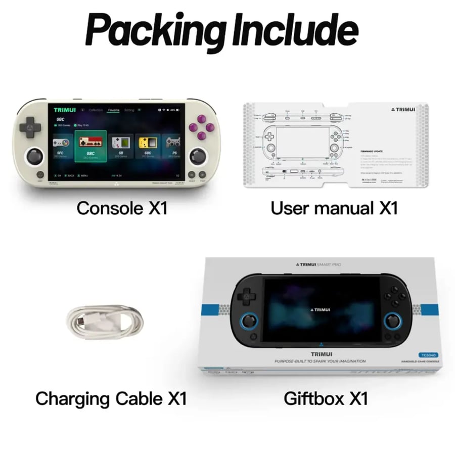 جهاز ألعاب محمول تريموى برو - Trimui Pro Handheld Console